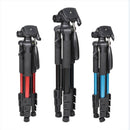 Professional Heavy Duty Camcorder Tripod Monopod with Carry Bag for SLR and DSLR Cameras Blue