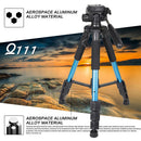 Professional Heavy Duty Camcorder Tripod Monopod with Carry Bag for SLR and DSLR Cameras Blue