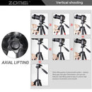 Professional Heavy Duty Camcorder Tripod Monopod with Carry Bag for SLR and DSLR Cameras Black