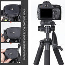 Professional Heavy Duty Camcorder Tripod Monopod with Carry Bag for SLR and DSLR Cameras Black