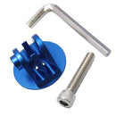 CNC Aluminum Alloy Tripod Adapter Mount w Screw Tool for GoPro Hero 3+/3/2/1 Blue