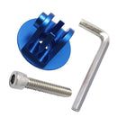 CNC Aluminum Alloy Tripod Adapter Mount w Screw Tool for GoPro Hero 3+/3/2/1 Blue
