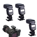 PT-04GY 4 CH Channels Wireless/Radio Flash Trigger+ 3 Receivers for Canon Nikon DSLR Camera