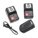 PT-04GY 4 Channels Wireless/Radio Flash Trigger +2 Receivers for Canon Nikon