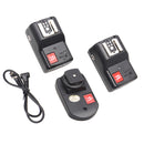 PT-04GY 4 Channels Wireless/Radio Flash Trigger +2 Receivers for Canon Nikon