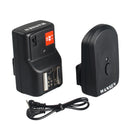 PT-04GY 4 CH Channels Wireless Remote Flash Trigger Transmitter Set w/ 1 Receivers for Canon 580EX II Pentax AF-540 FGZ