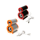 Surround Stereo Mini USB Speaker Computer Loudspeaker Voice Box for Laptop Red