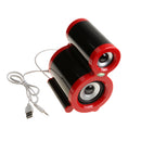 Surround Stereo Mini USB Speaker Computer Loudspeaker Voice Box for Laptop Red