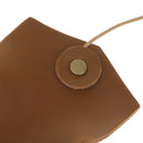 PU Leather Storage Bag Cover Light Brown Pouch Case for Charger Adapter Cable Headsets