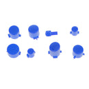 Blue Chrome Trigger Bummper Button Set for Microsoft New Xbox One Controller