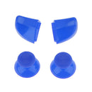 Blue Chrome Trigger Bummper Button Set for Microsoft New Xbox One Controller