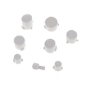Chrome Housing Case Cover Buttons Mod kits for NEW XBOX ONE 3.5 mm Jack White