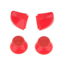 Chrome Trigger Bummper Button Set for Microsoft New Xbox One Controller Red