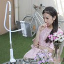 360 Rotating Desktop Stand Lazy Bed Tablet Holder Mount for Smartphone iPad Gray 120cm
