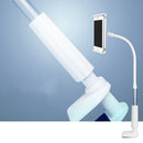 360 Rotating Desktop Stand Lazy Bed Tablet Holder Mount for Smartphone iPad Blue 90cm