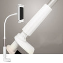 360 Rotating Desktop Stand Lazy Bed Tablet Holder Mount for Smartphone iPad Gray 90cm