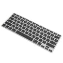 Korean / English Silicone Keyboard SKin Cover Guard Film Protector for Macbook Pro 13'' 15'' Black