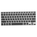 Korean / English Silicone Keyboard SKin Cover Guard Film Protector for Macbook Pro 13'' 15'' Black