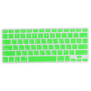 Korean / English Silicone Keyboard SKin Cover Guard Film Protector for Macbook Pro 13'' 15'' Green
