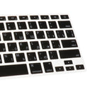 Russian-english Thin Keyboard Protector Decal Skin For For MacBook 13inch Black