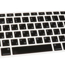 Russian-english Thin Keyboard Protector Decal Skin For For MacBook 13inch Black
