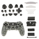 Joystick Controller Case Shell Cover+ Buttons for PS4 DualShock Grey