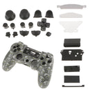 Joystick Controller Case Shell Cover+ Buttons for PS4 DualShock Grey