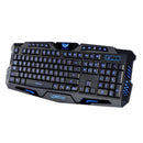 Ergonomic Backlit Gaming Keyboard with Adjustable Color USB Wired Computer