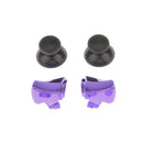 Set of 15 Chrome Replacement Buttons Bumper Trigger for NEW XBOX One Purple