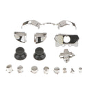 Set of 15 Chrome Replacement Buttons Bumper Trigger for NEW XBOX One Silver