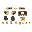 Set of 15 Chrome Replacement Buttons Bumper Trigger for NEW XBOX One Gold