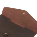 PU Leather Laptop Sleeve Bag Case Cover with Charger Earphone Storage Pouch For MacBook Air 11'' Dark Brown