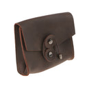 PU Leather Laptop Sleeve Bag Case Cover with Charger Earphone Storage Pouch For MacBook Air 11'' Dark Brown