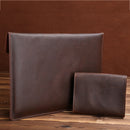 PU Leather Laptop Sleeve Bag Case Cover with Charger Earphone Storage Pouch For MacBook Air 11'' Dark Brown