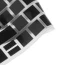 Rubber Keyboard SKin Cover Guard Film Protector for HP Pavilion 15inch Clear&Black