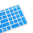 Soft Gel Keyboard SKin Cover Guard Film Protector for HP Pavilion 15''Clear-Blue