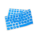 Soft Gel Keyboard SKin Cover Guard Film Protector for HP Pavilion 15''Clear-Blue