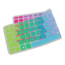 Silicone Keyboard SKin Cover Guard Film Protector for HP Pavilion 15inch Colorful