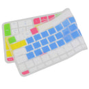 Rubber Keyboard SKin Cover Guard Film Protector for HP Pavilion 15Â‘Â’ White&Blue