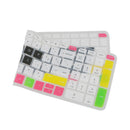 Silicone Keyboard SKin Cover Guard Film Protector for HP Pavilion 15inch White&Black