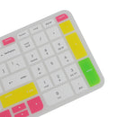 Silicone Keyboard SKin Cover Guard Film Protector for HP Pavilion 15inch White&Black