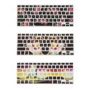 Keyboard Cover Sillicon Skin Protector for Macbook 13-15" Laptop Desktop 111