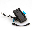 F970 Battery Mount Plate Power Supply 15mm Rod Clamp for BMPCC BMCC Camera