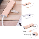 USB-C USB 3.1 Type C to RJ45 Lan Adapter HUB For Macbook PC Laptop Gold