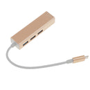 USB-C USB 3.1 Type C to RJ45 Lan Adapter HUB For Macbook PC Laptop Gold
