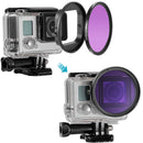 6 Pieces 52mm Professional Lens Filter Accessory Kits for Gopro Hero 3 4 camera