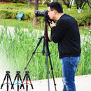 Professional Heavy Duty Camcorder Tripod Monopod with Carry Bag for SLR and DSLR Cameras Blue