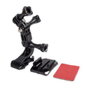 Curved J-Hook Adhesive Buckle Mount Flat Base w/ Screw for GoPro Hero 2 3+ 4