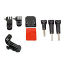 Curved J-Hook Adhesive Buckle Mount Flat Base w/ Screw for GoPro Hero 2 3+ 4