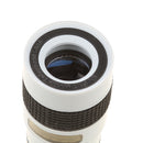 Telescope Camera Lens HD 8X Optical Telescope Camera Lens for Mobile Phone with Universal Clip Suitable for iPhone Samsung Asus Sony iPad White